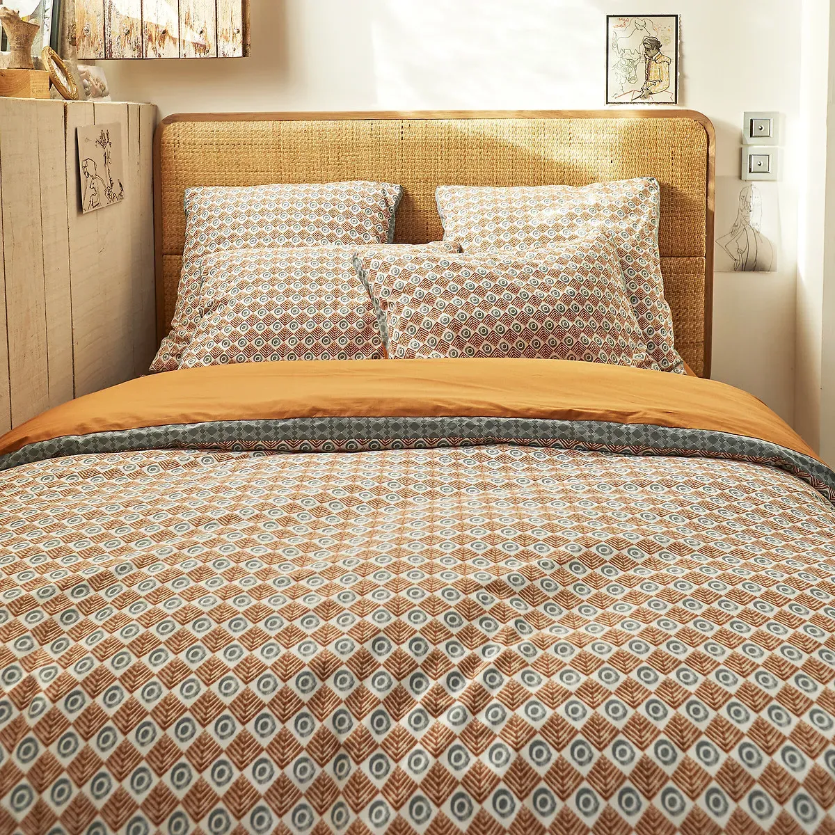 Pessoa Super King Duvet Cover - Printed, Cotton product