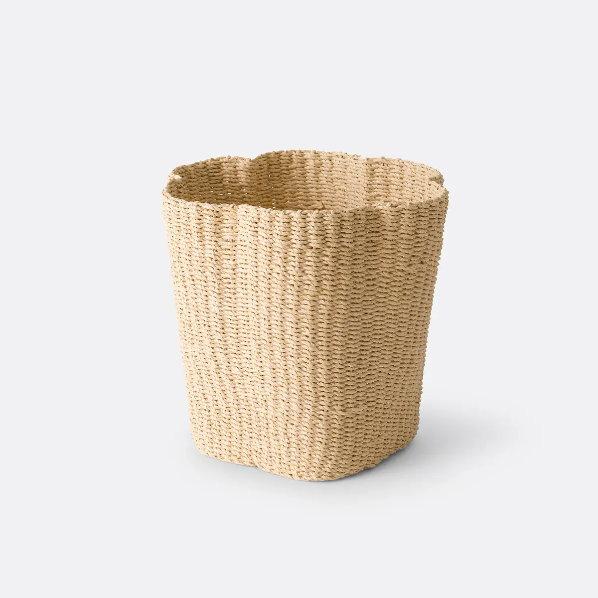 Petalia Corolla Dustbin - Beige, Woven Paper product
