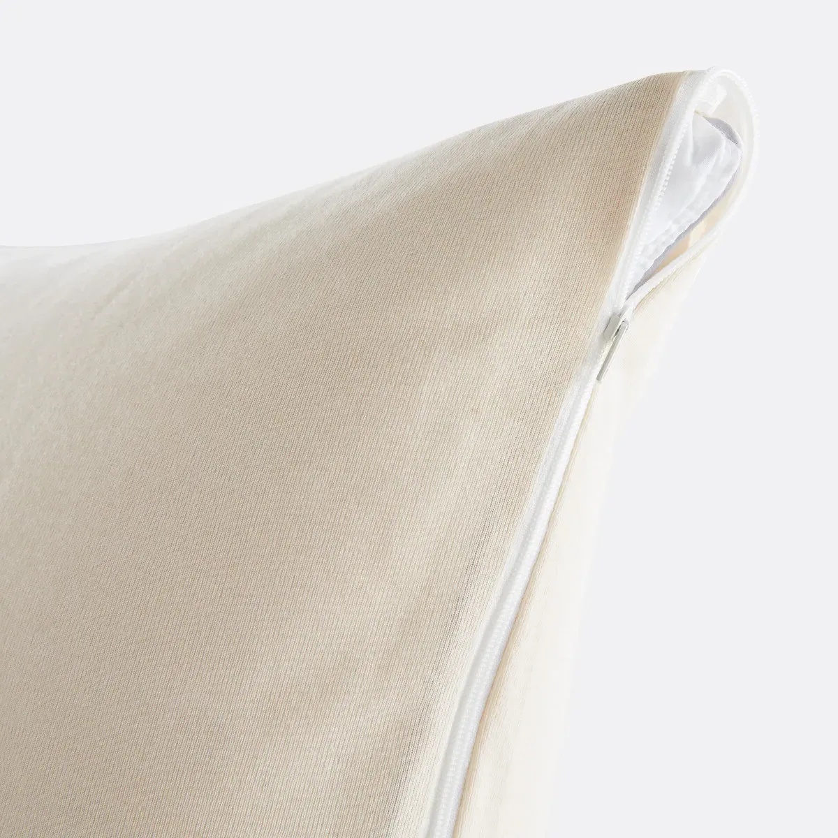 Pillow Protector Waterproof - Ecru, Organic Cotton Jersey alternate view