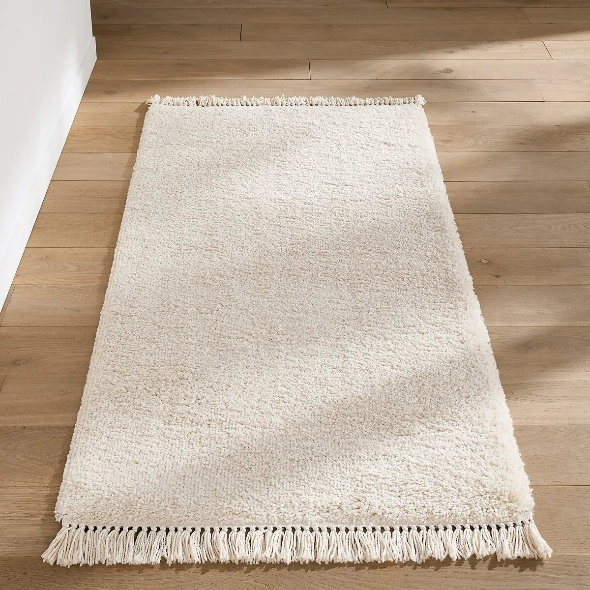 Pita Plain Hallway Runner - Ecru, Polypropylene product