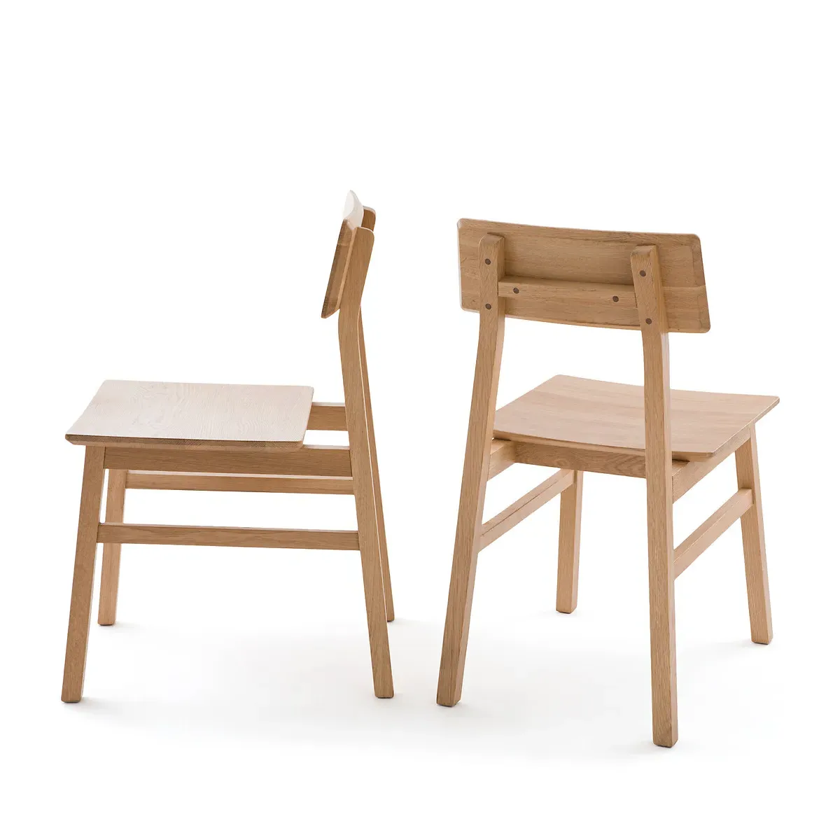 Podela Set of 2 Dining Chairs - Oak, Solid Wood alternate view