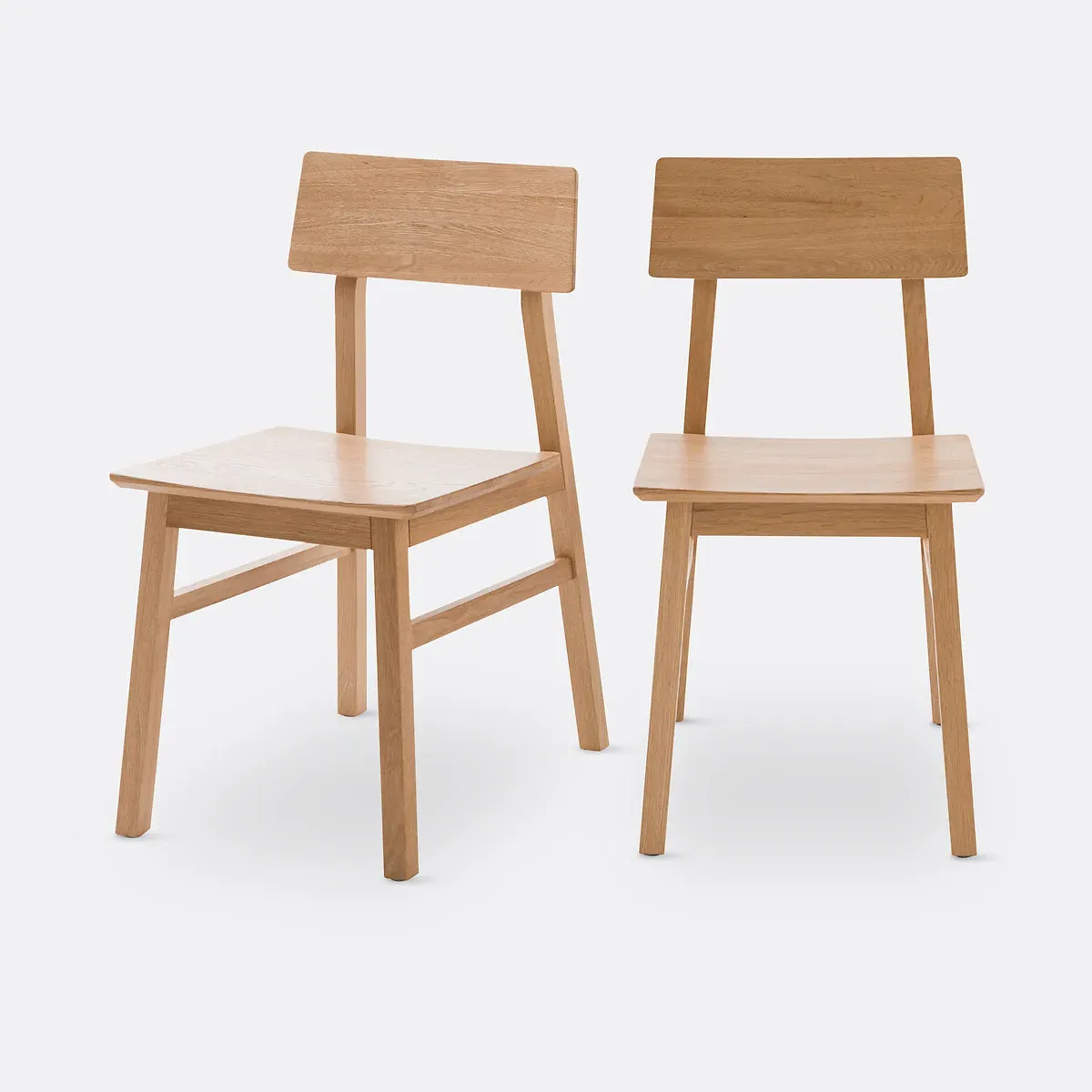 Podela Set of 2 Dining Chairs - Oak, Solid Wood product