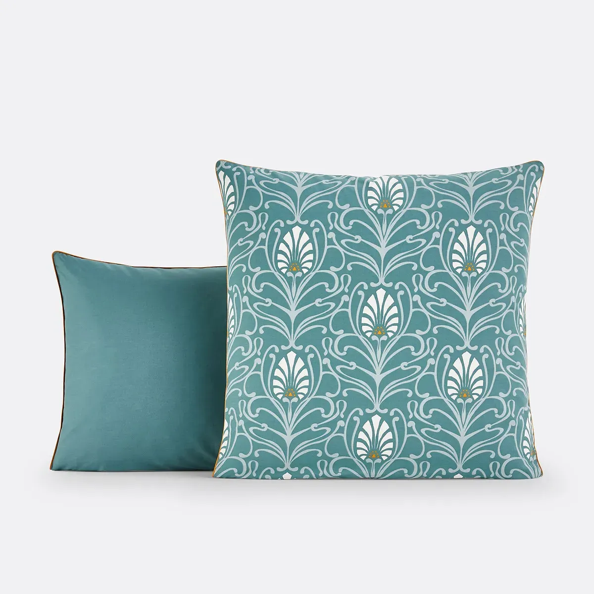 Poetic Cottage Cotton Pillowcase - Green Print product