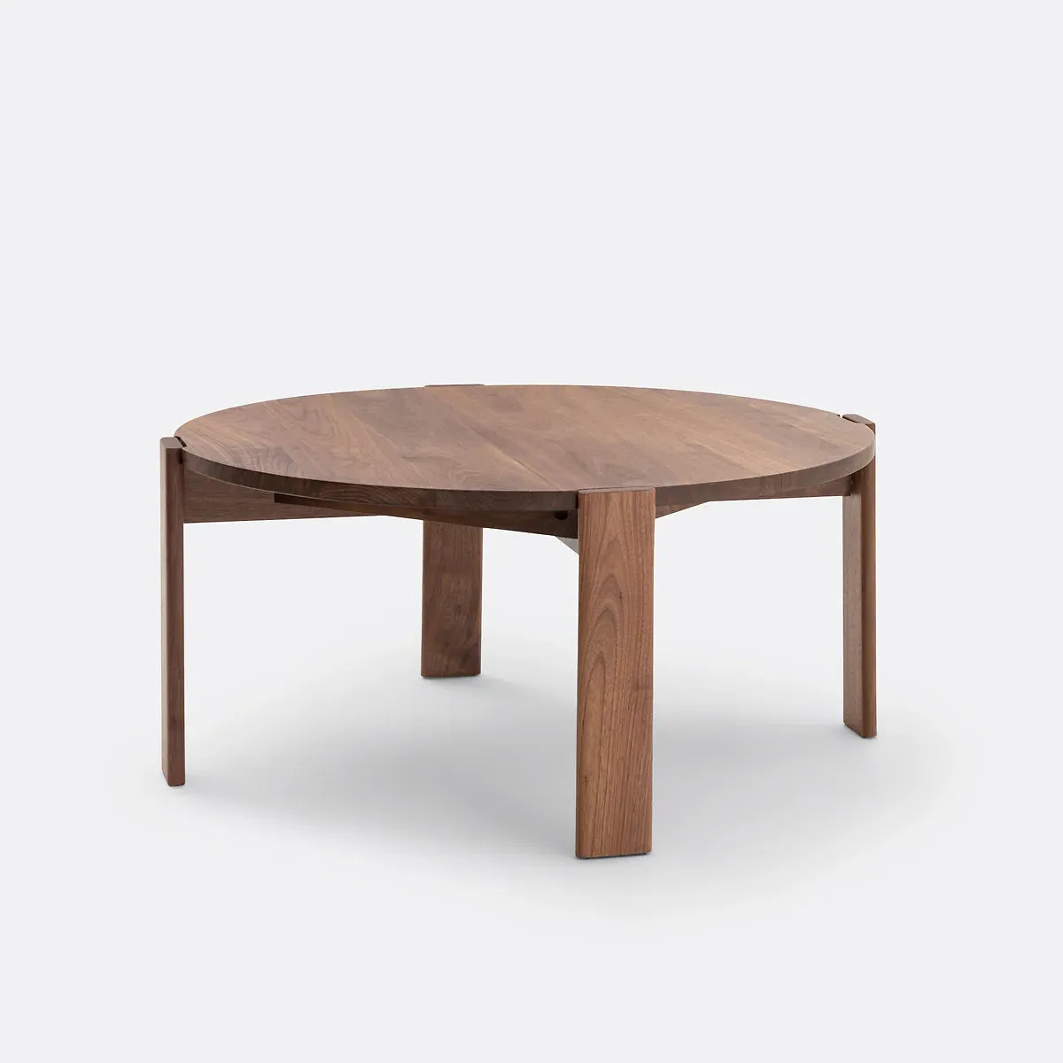 Pokhara Round Coffee Table - Walnut, Solid Wood product