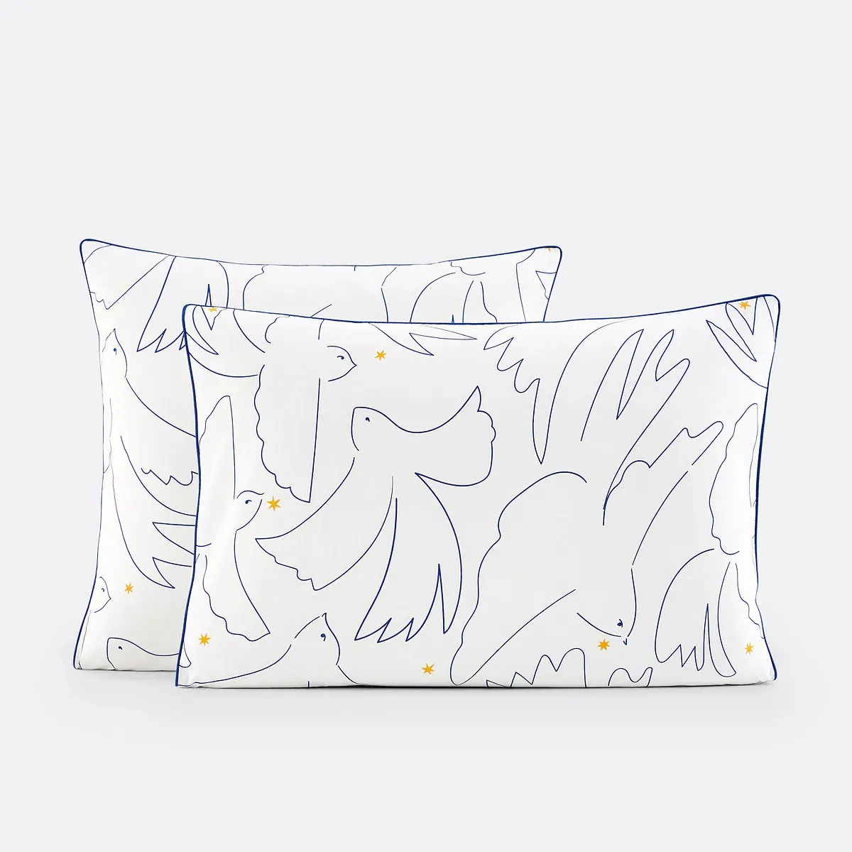 Pomaline Pillowcase - Bird Print, Cotton Percale product