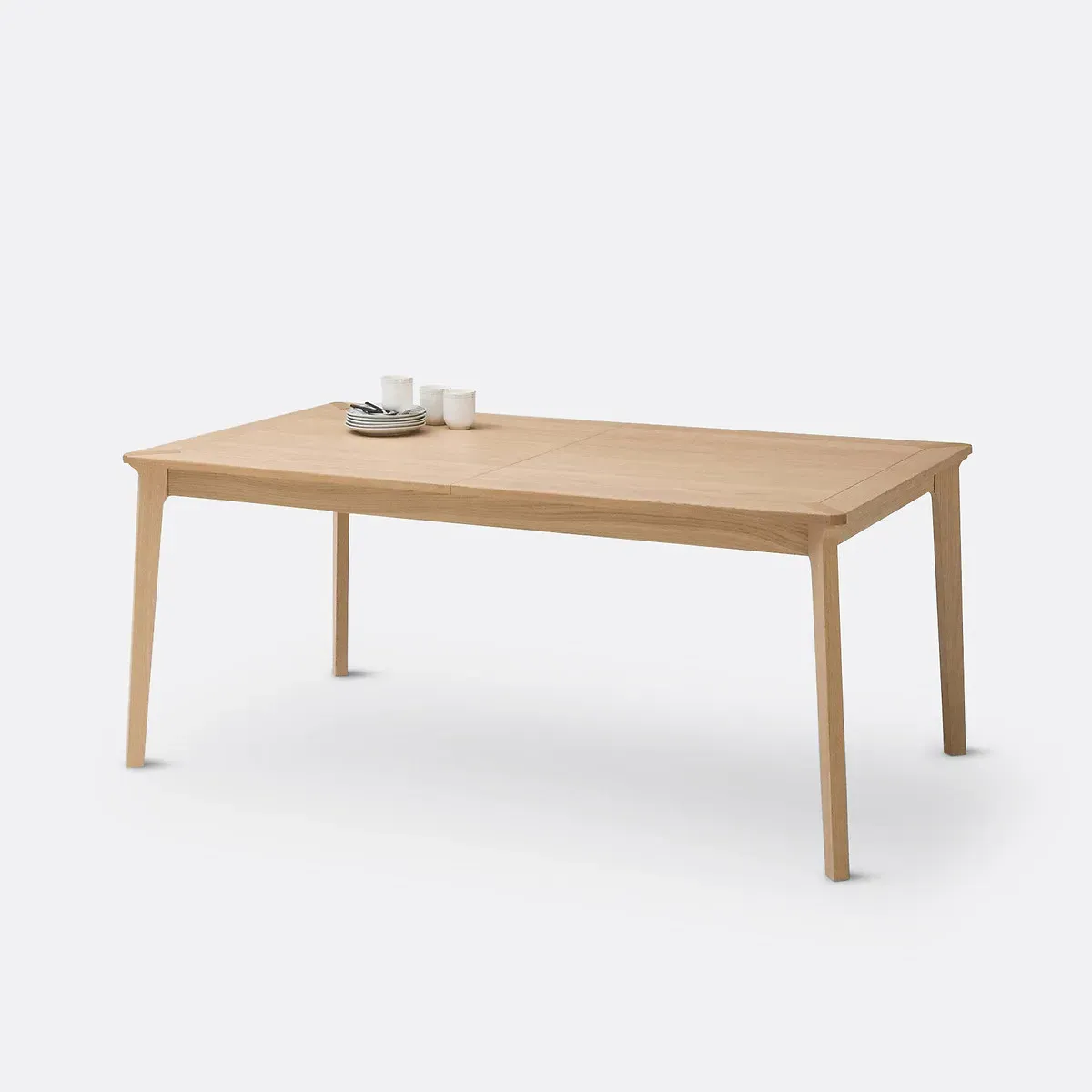 Pully 6-10 Seater Extendable Dining Table - Oak, Veneer product