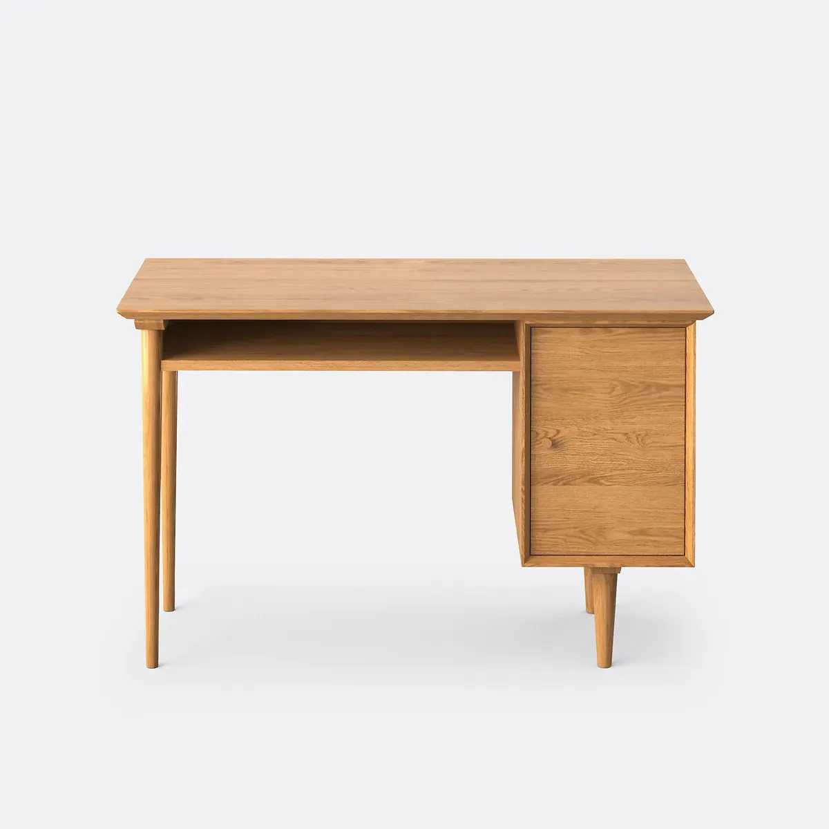 Quilda Desk with Cupboard - Oak, MDF product