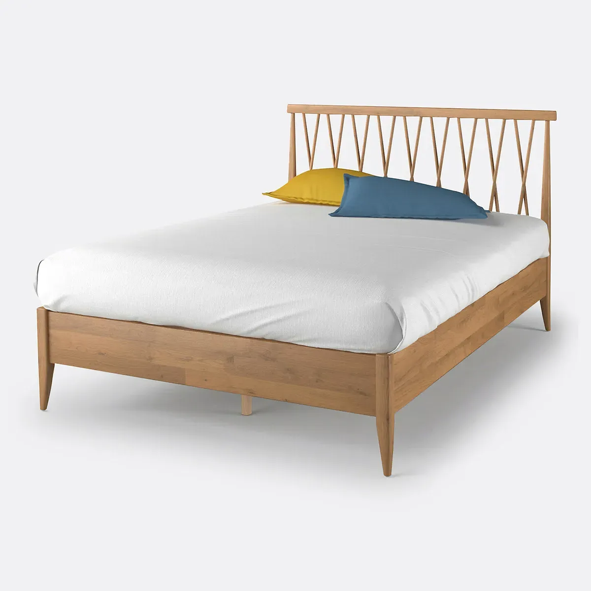 Quilda King Size Bed Frame - Wood, Rubberwood product