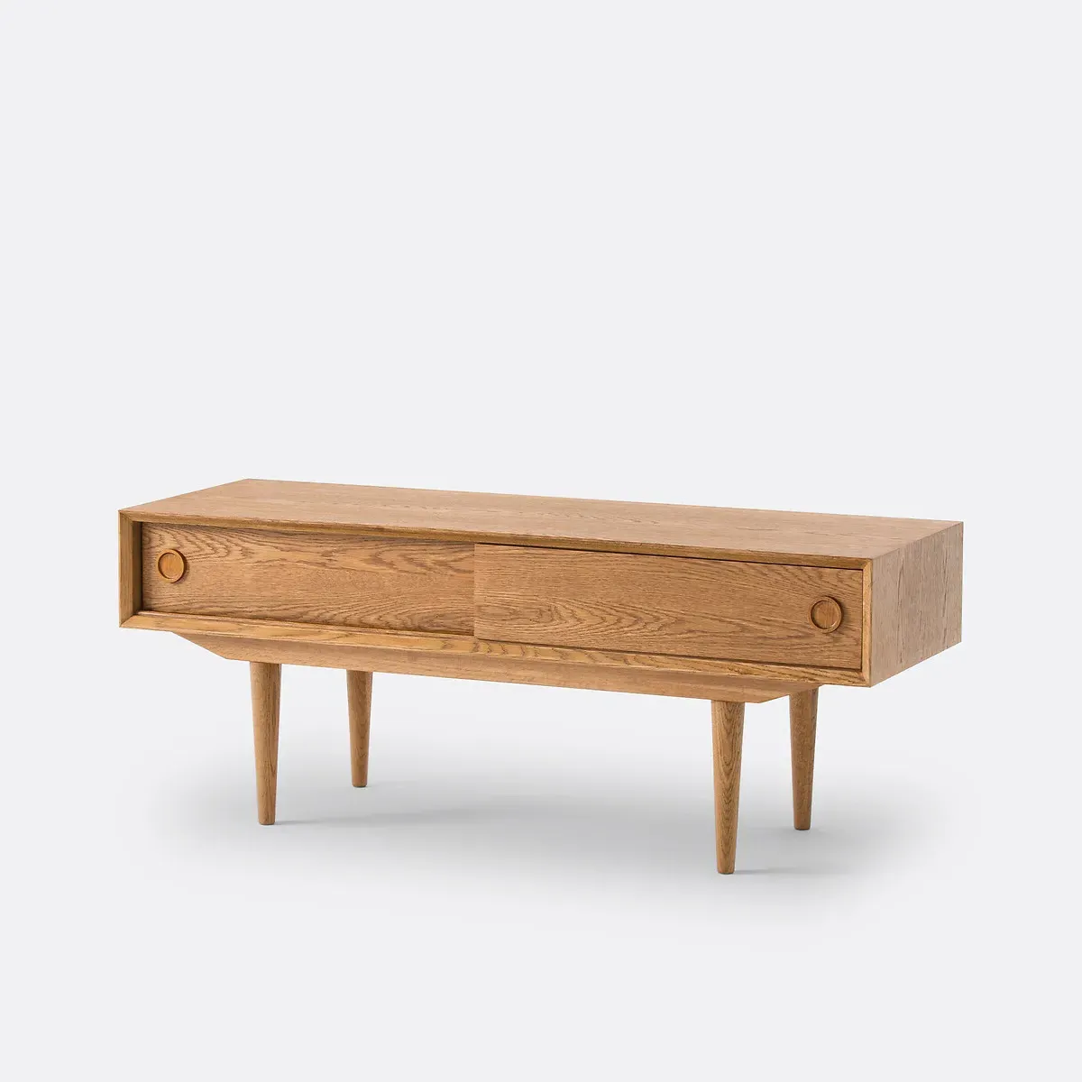 Quilda TV Unit with 2 Sliding Doors - Oak product