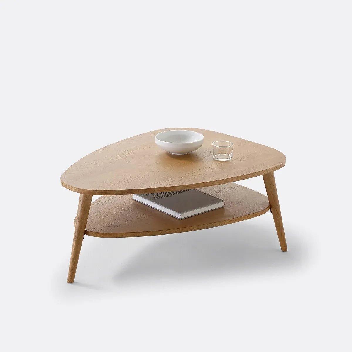 Quilda Two-Tier Coffee Table - Oak, MDF Veneer product