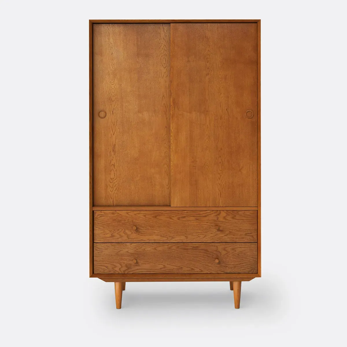 Quilda Wardrobe with Sliding Doors - Light Honey, Oak product