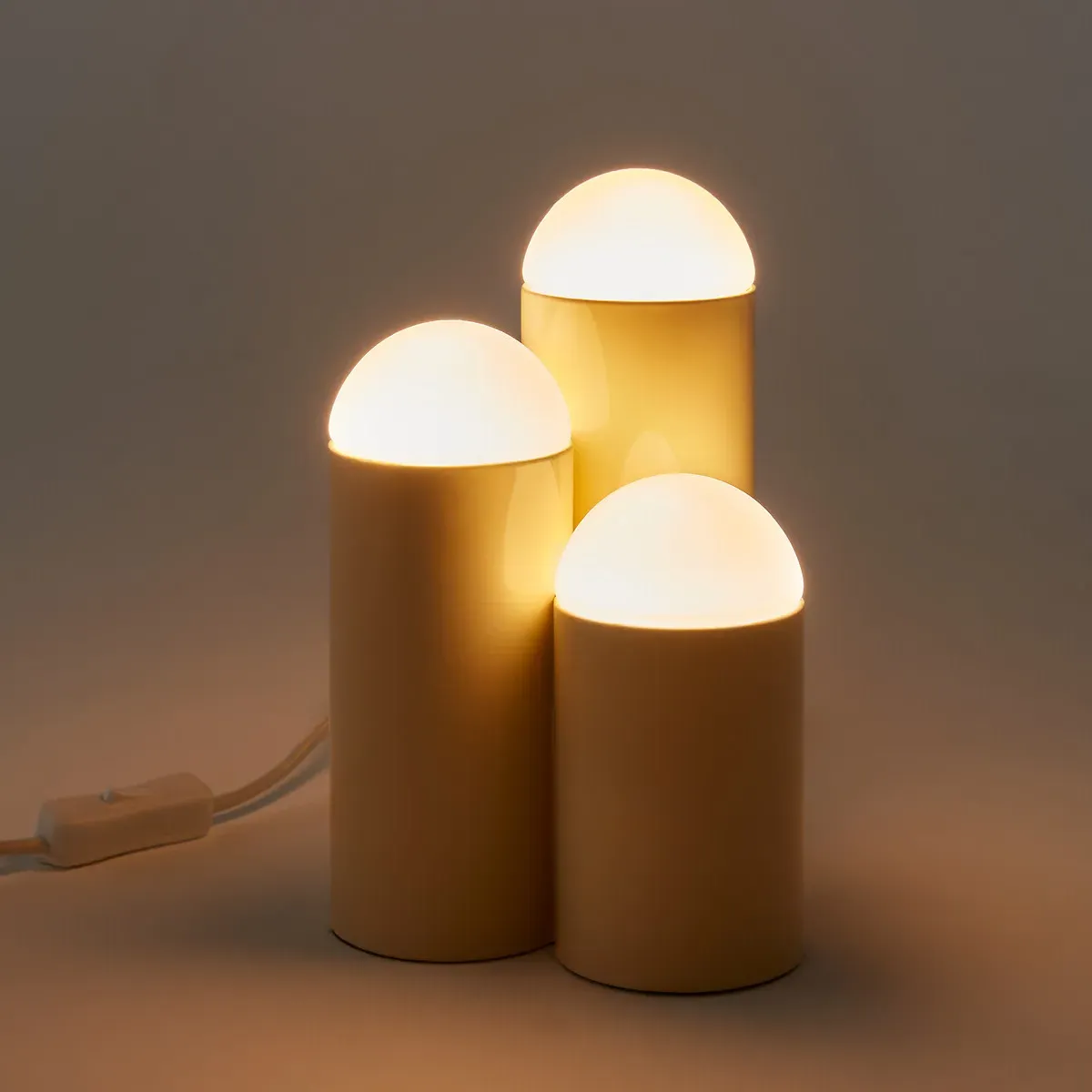 Quillo Table Lamp - Beige, Opaline Glass alternate view