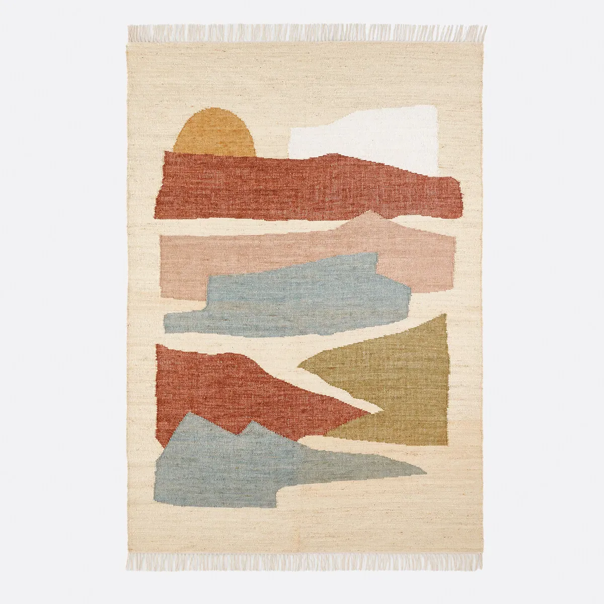 Quilo Vintage Pattern Jute Rug - Natural product