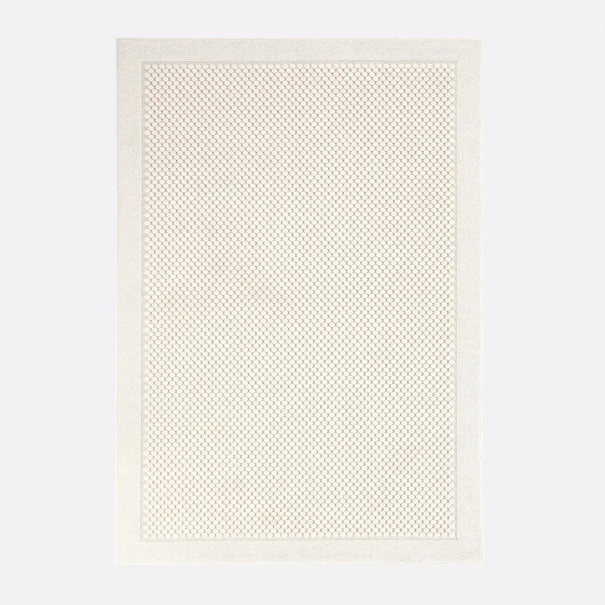 Randy Textured Rug - Ecru, Polyester alternate view