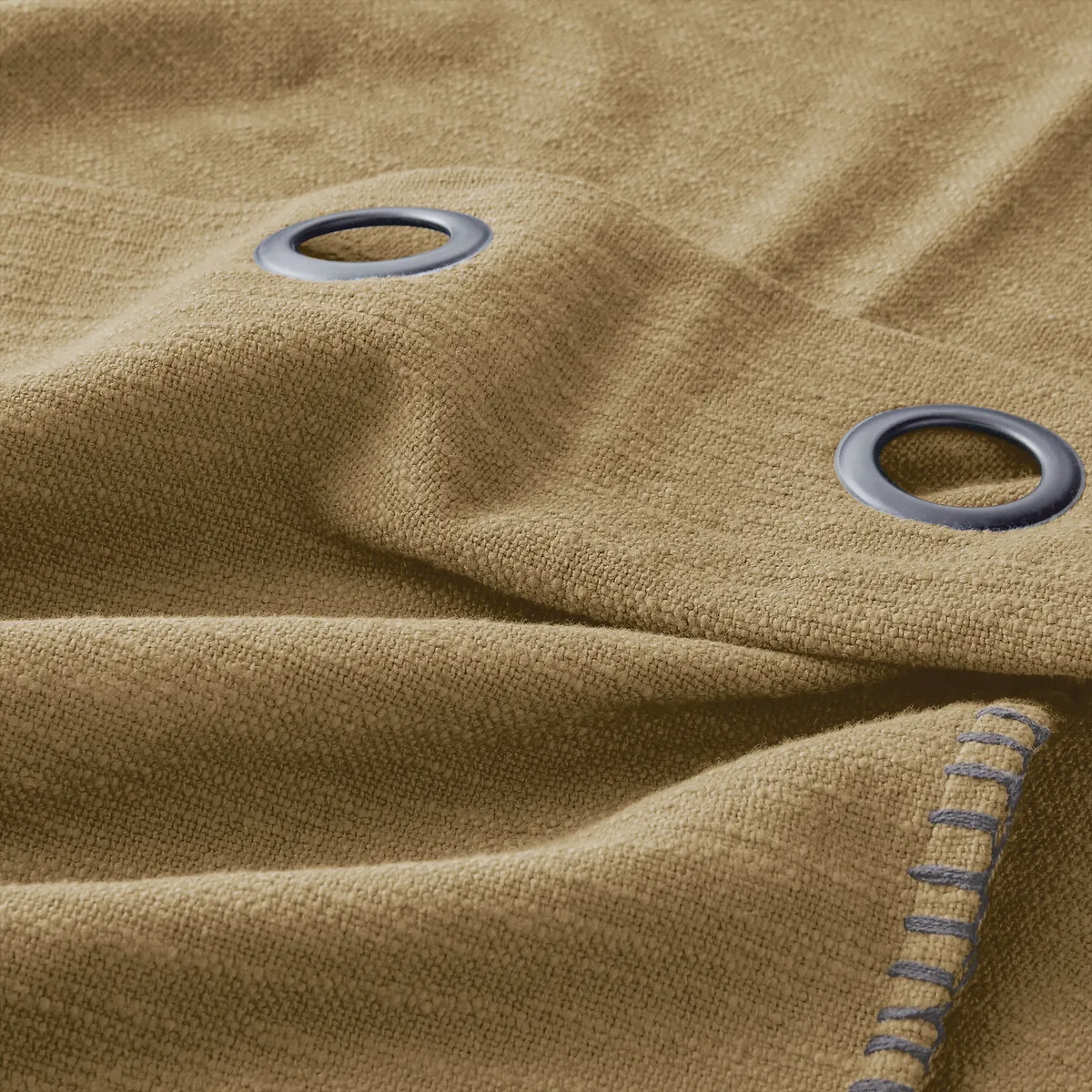 Raoul Eyelet Curtain - Bronze, Cotton alternate view