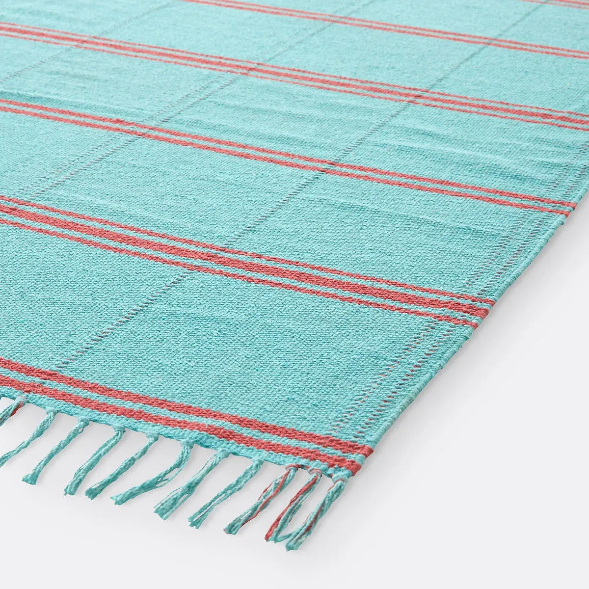 Ravelo Recycled Cotton Blend Rug - Multi-Coloured alternate view