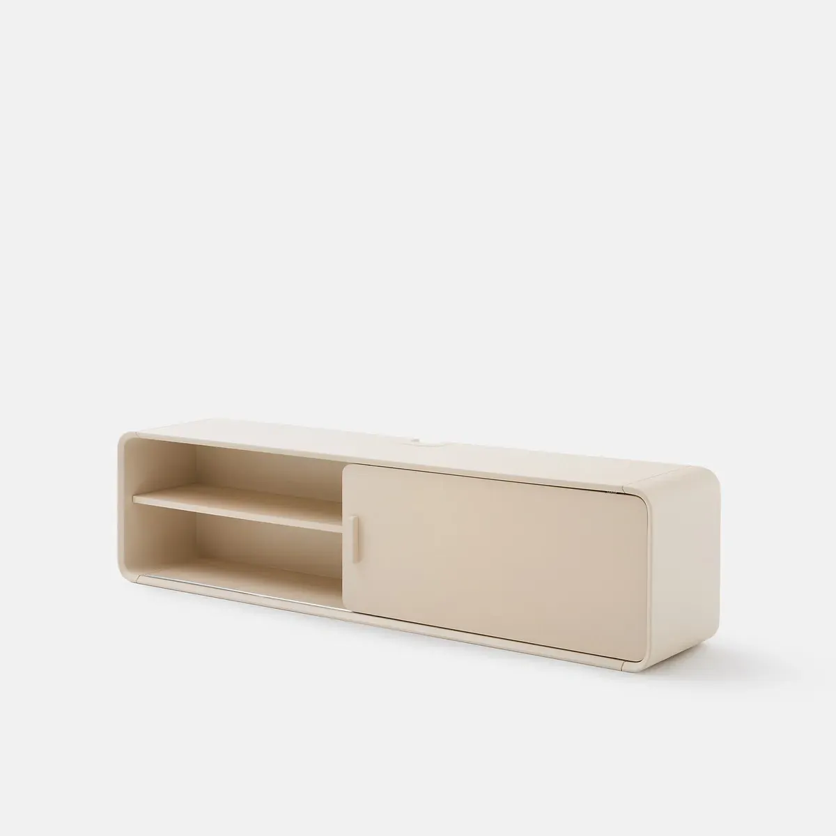 Redag Wall-Mounted TV Stand with Storage - Beige product