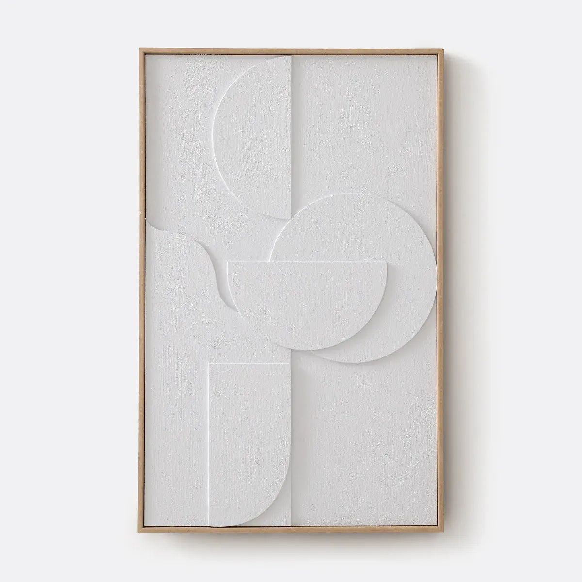 Reloa Framed Canvas - White, Polystyrene product