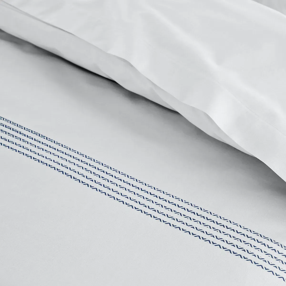 Riad Duvet Cover - White, Cotton alternate view