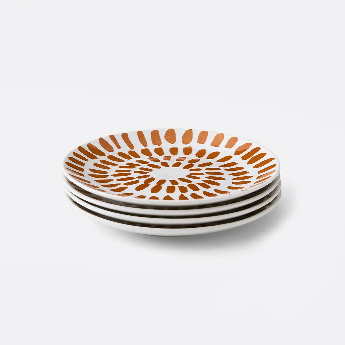 Riveri Set of 4 Dessert Plates - Orange, Stoneware product