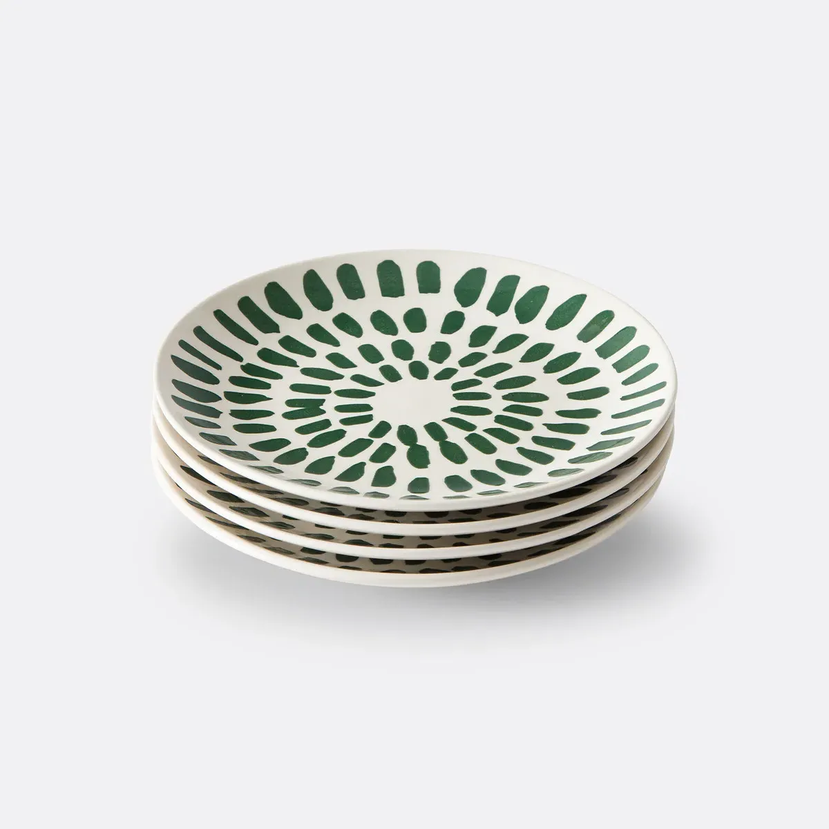 Riveri Stoneware Dessert Plates Set of 4 - Green product