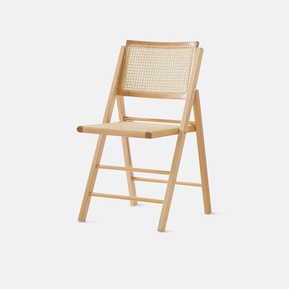 Rivia Folding Chair - Natural, Beech and Cane product