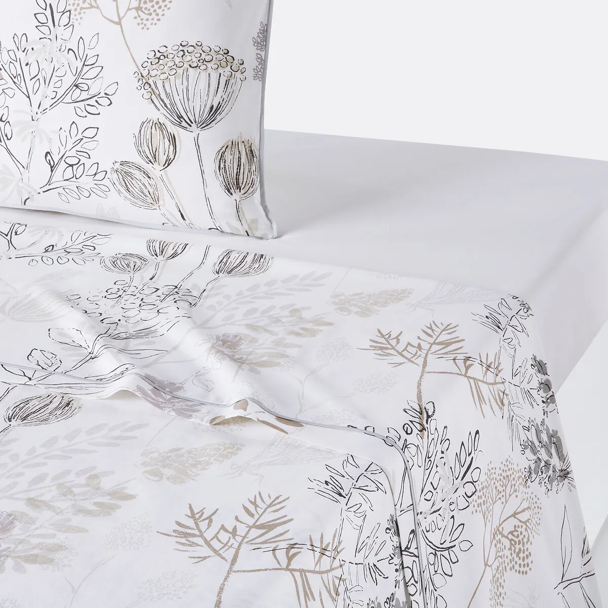 Romarin Floral Flat Sheet - Printed, Cotton product