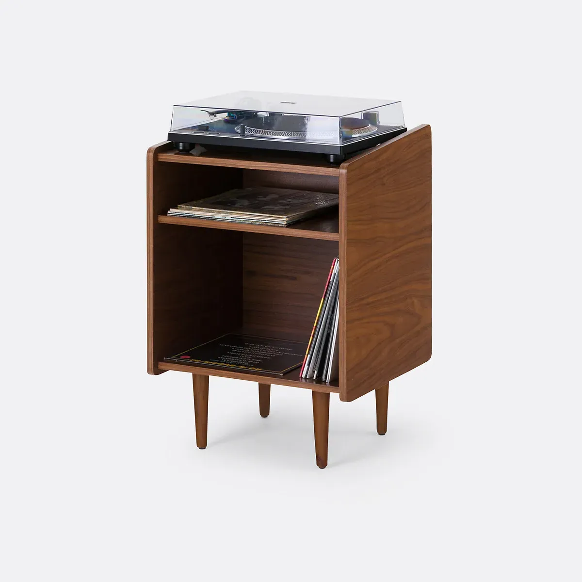 Ronda Vinyl Cabinet - Walnut, MDF product