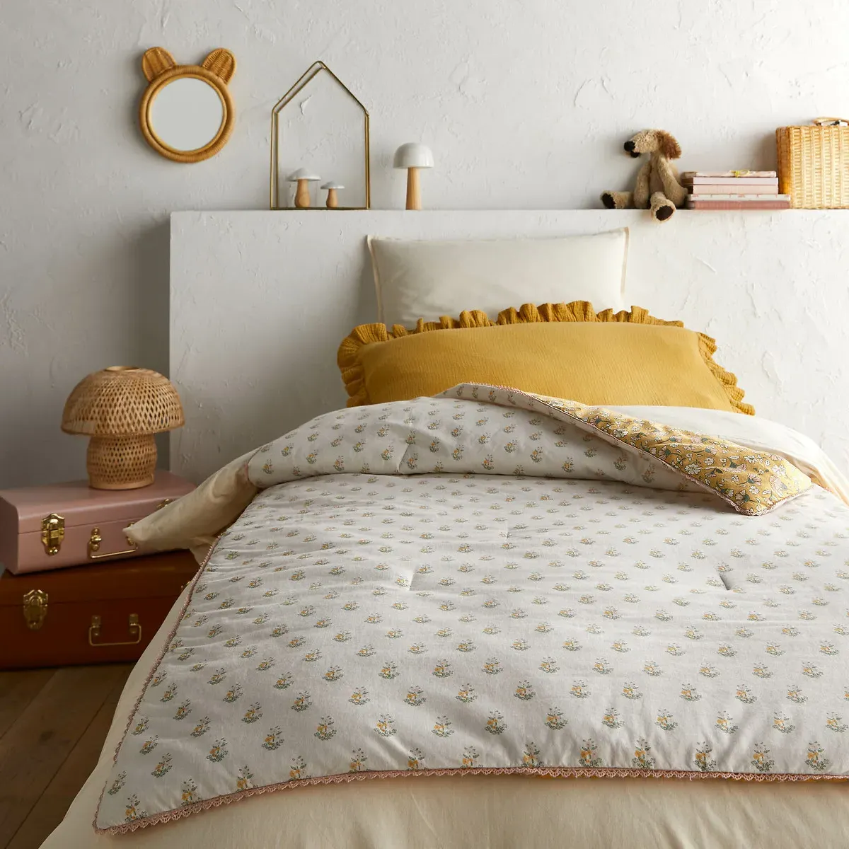 Rosalie Washed Cotton Quilt - Multi-Coloured product