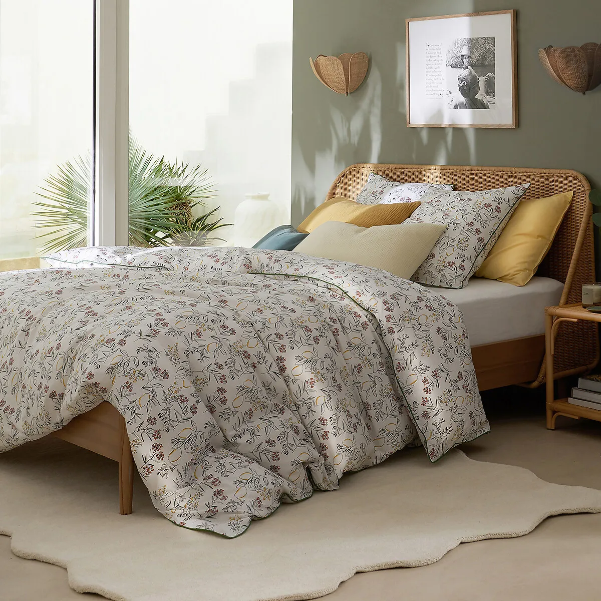 Rosalina King Duvet Cover - Printed, Cotton Percale product