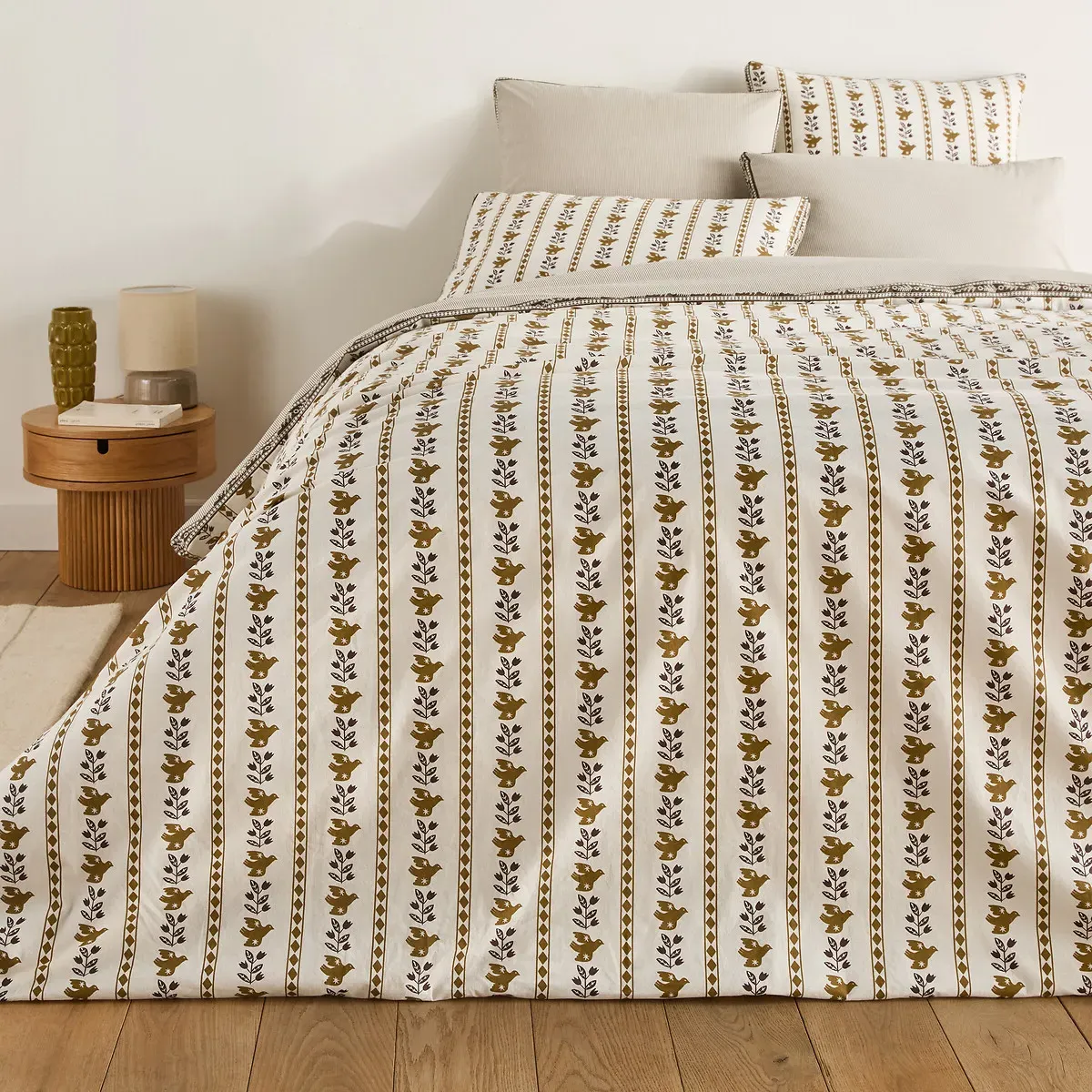 Rosarius Duvet Cover - Printed, Washed Cotton alternate view