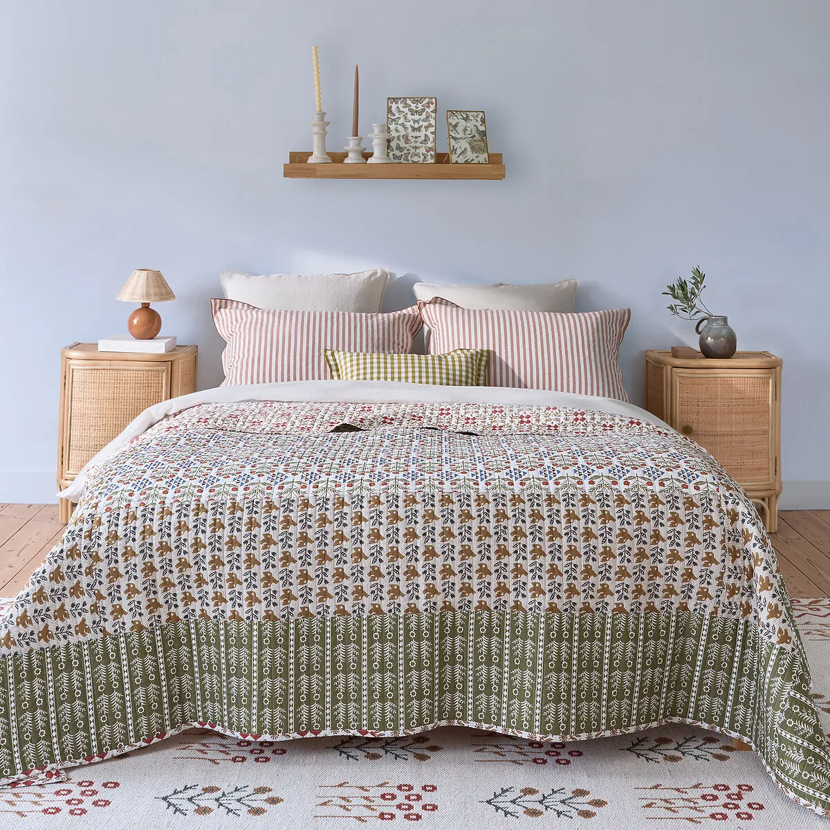 Rosarius Quilted Bedspread - Printed, Cotton alternate view