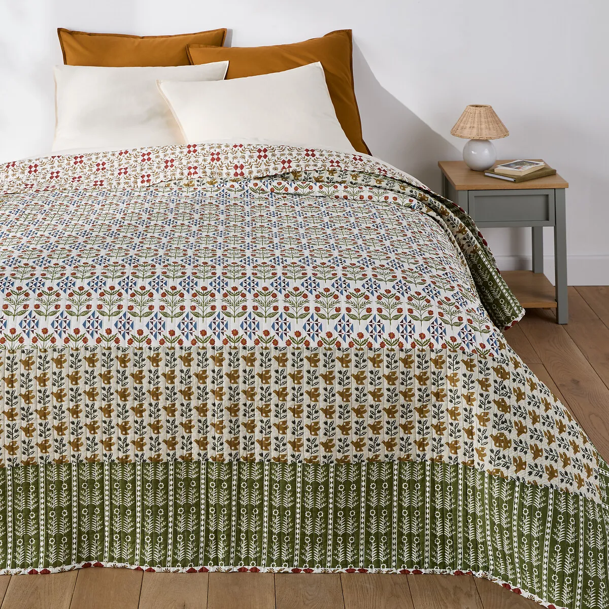 Rosarius Quilted Bedspread - Printed, Cotton product