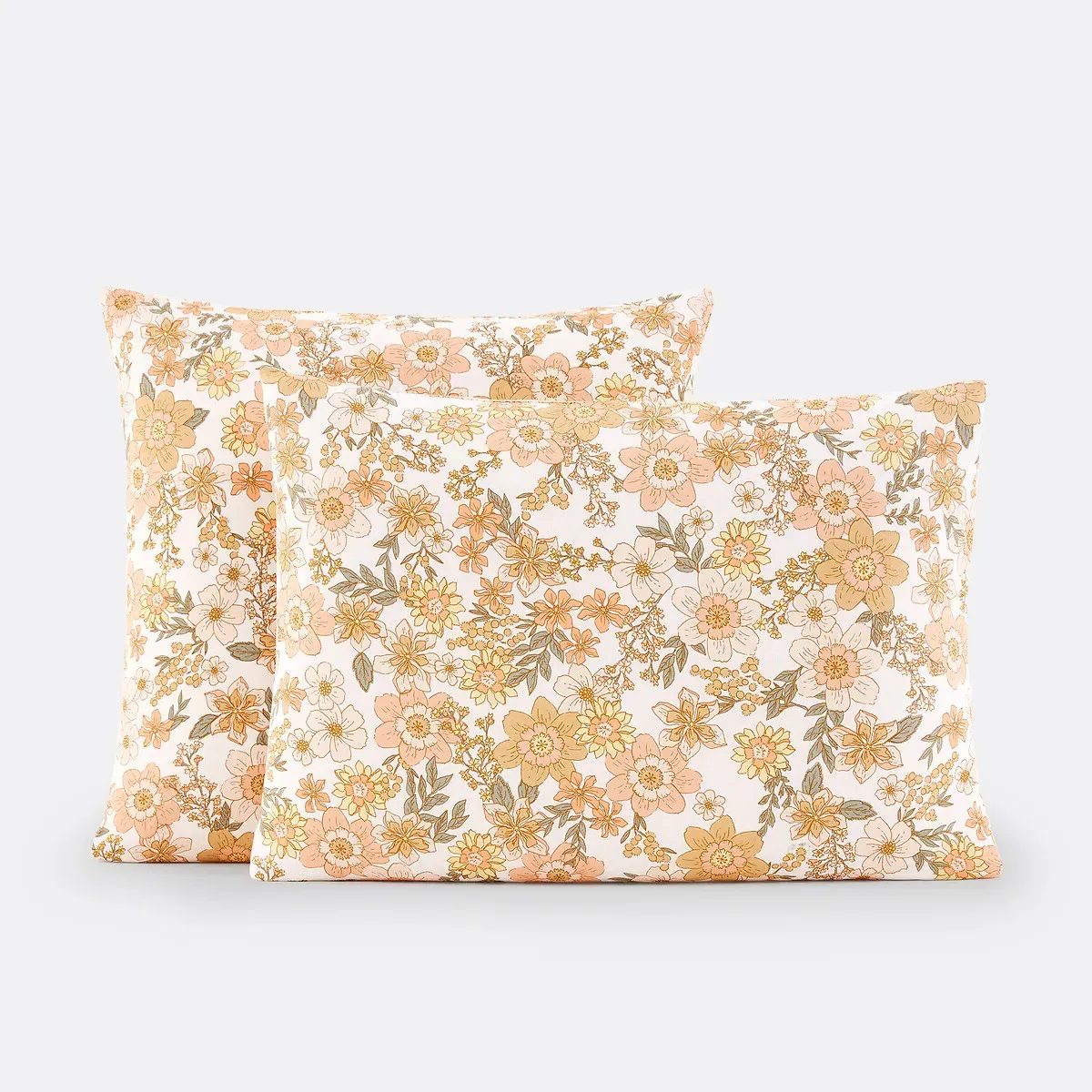 Rosemary Pillowcase - Floral Print, Cotton Linen product
