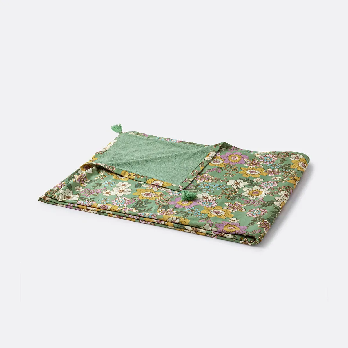 Rosemary XL Fouta with Towelling Lining - Printed, Cotton alternate view