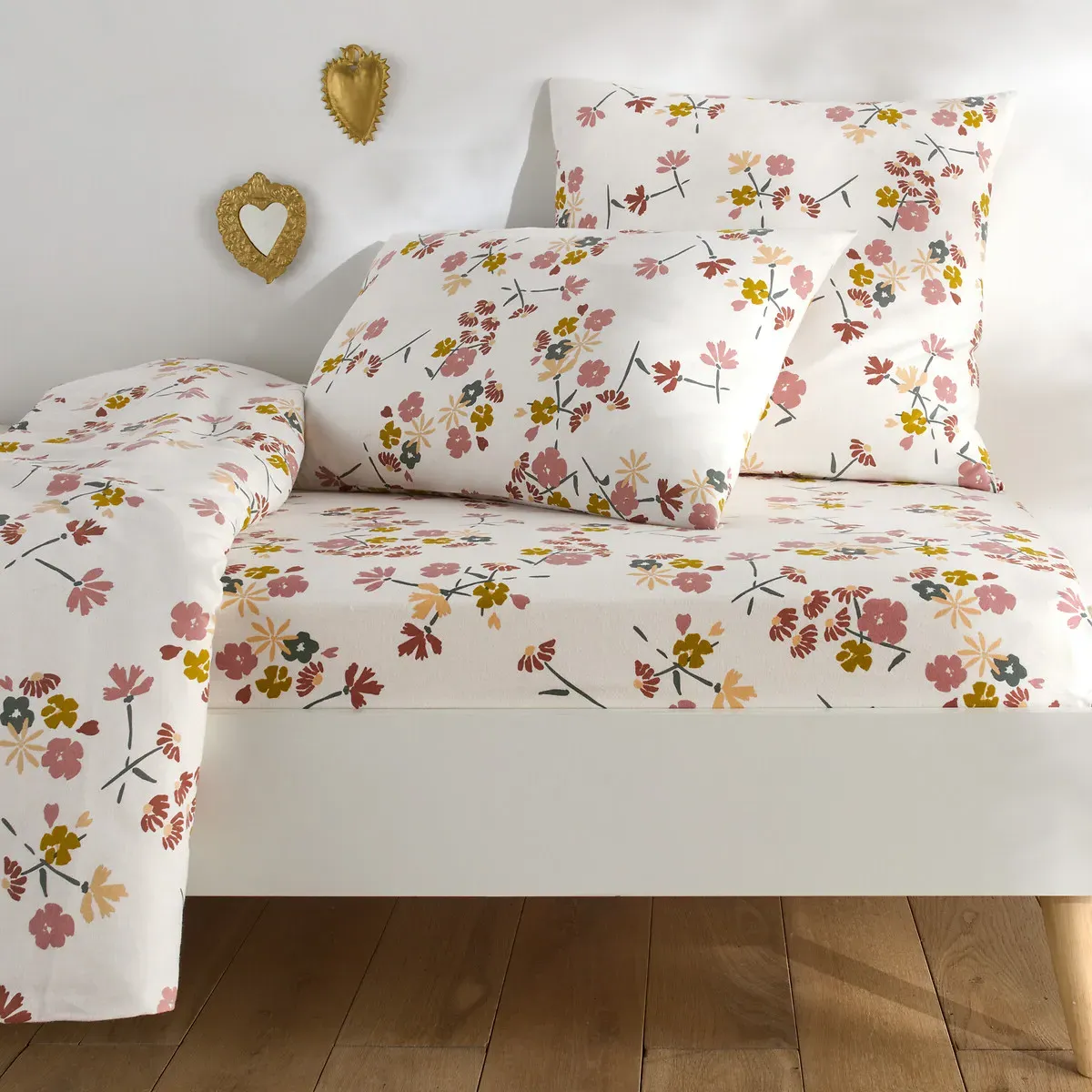 Rosine Fitted Sheet Floral Print - Brushed Cotton product