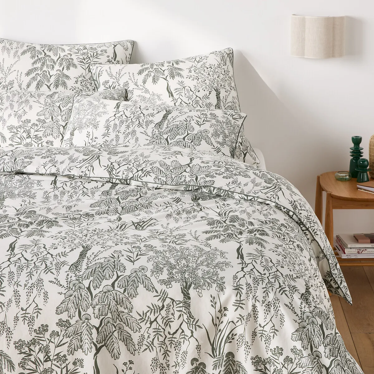 Roxane Duvet Cover - Printed, Washed Cotton Percale product
