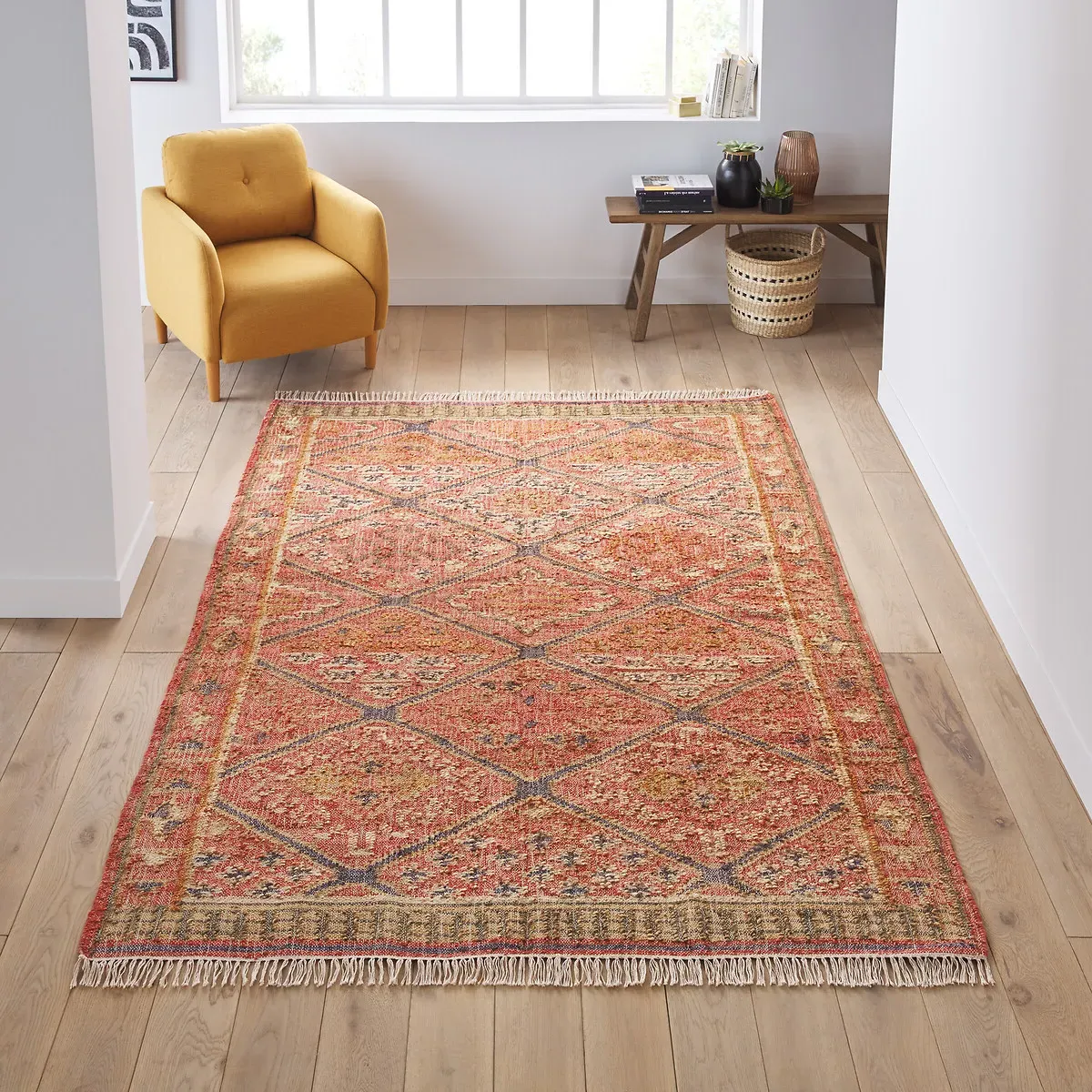 Saliha Kilim Rug - Multi-Coloured, Jute Cotton product