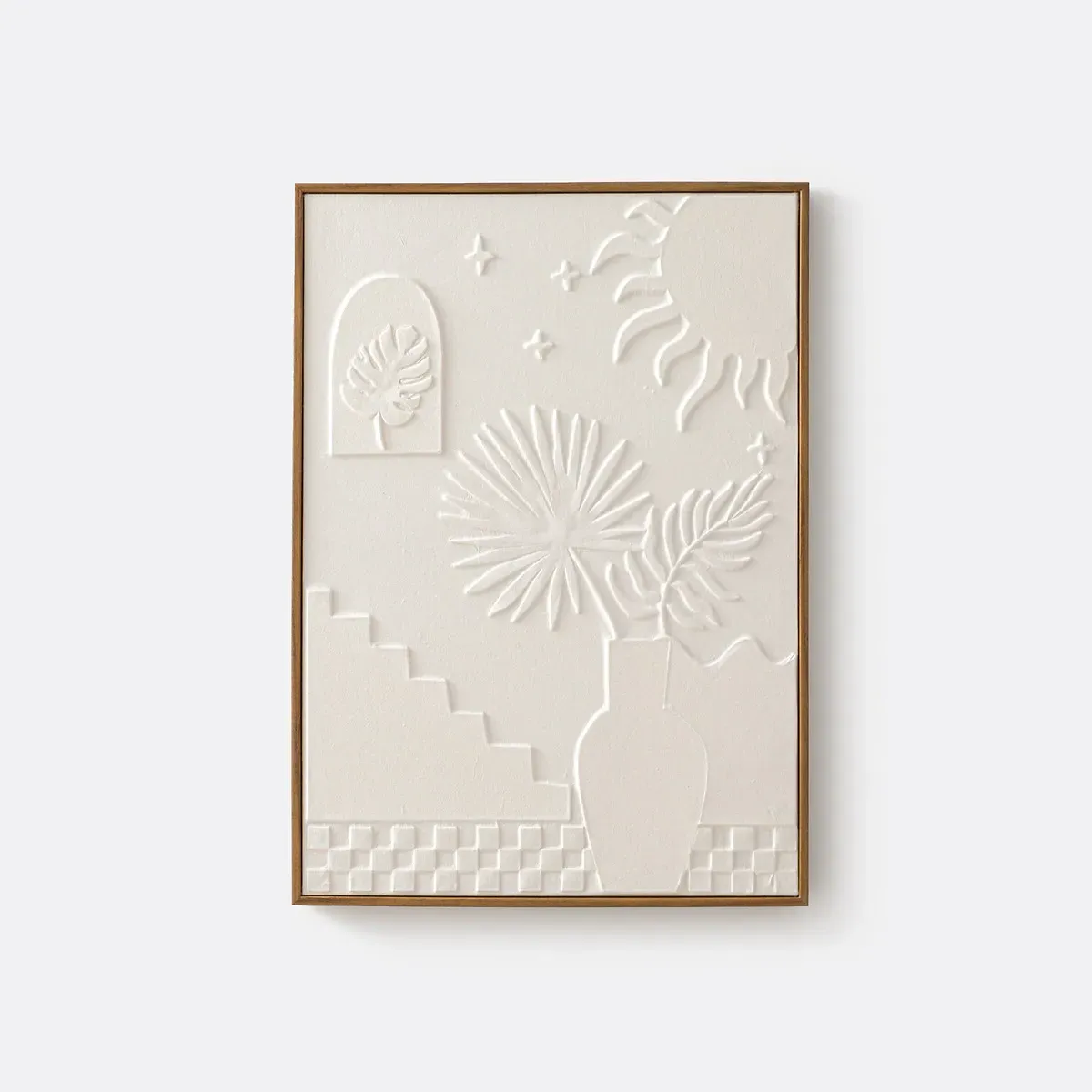 Santora Framed Canvas - Ecru product