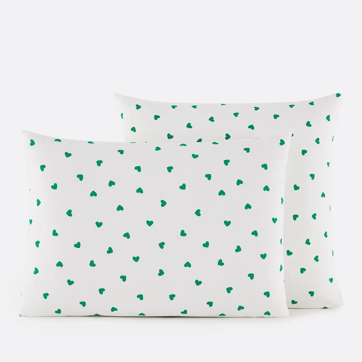 Scacco Pillowcase - White, Green, Recycled Cotton product