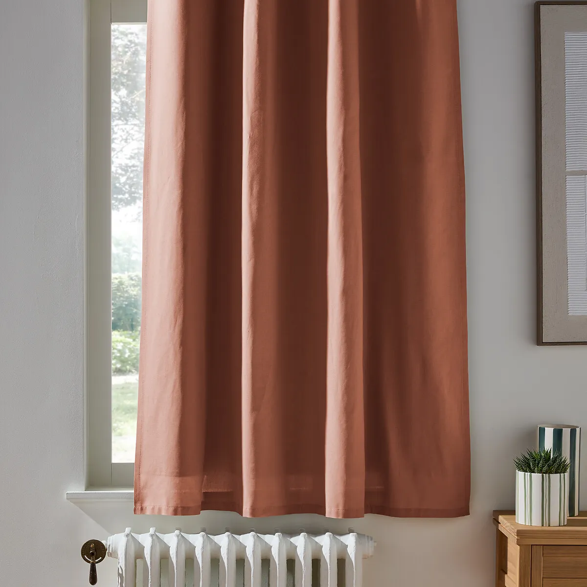 Scenario Blackout Radiator Curtain with Eyelets - Sienna, Cotton product