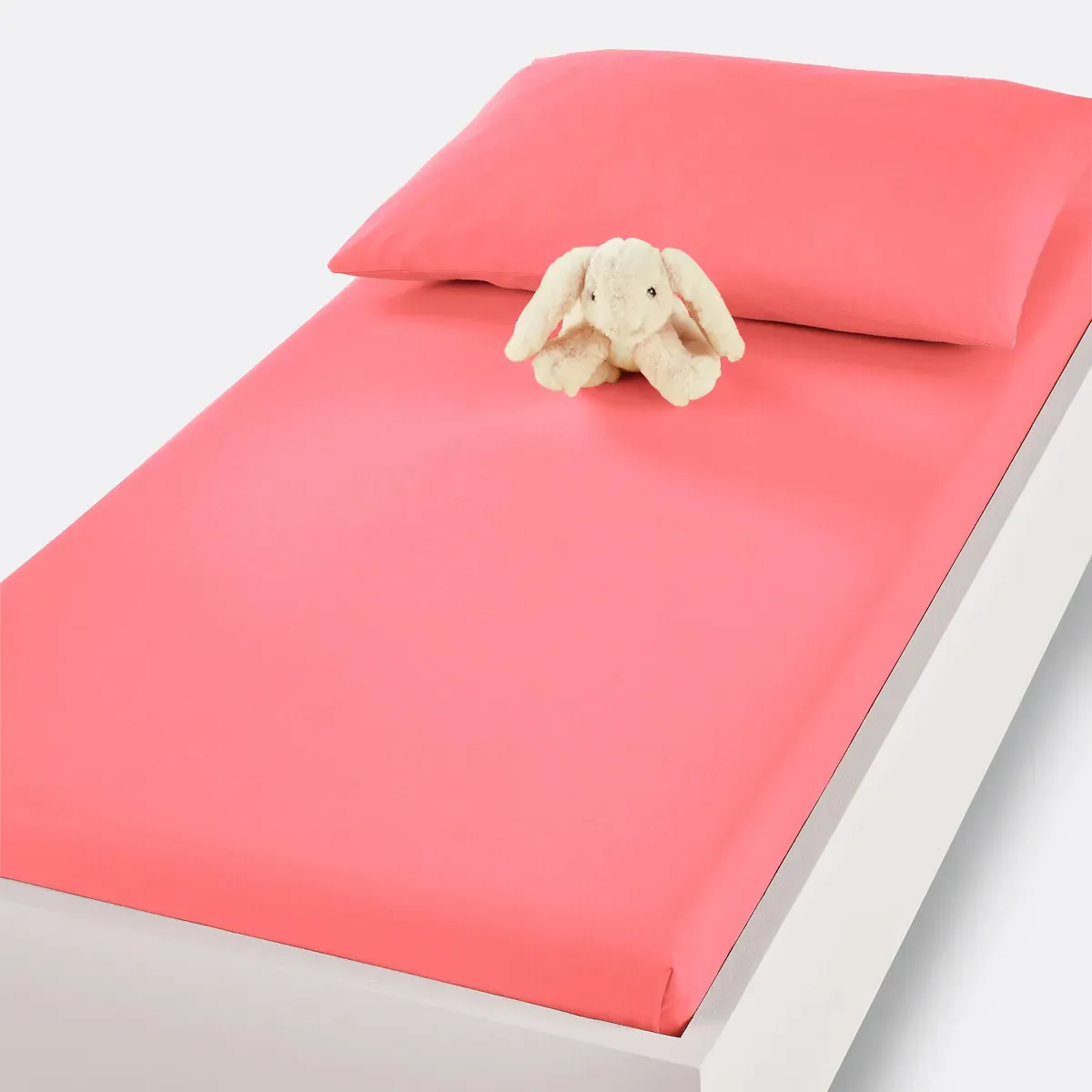 Scenario Cot Fitted Sheet - Pink, Cotton product