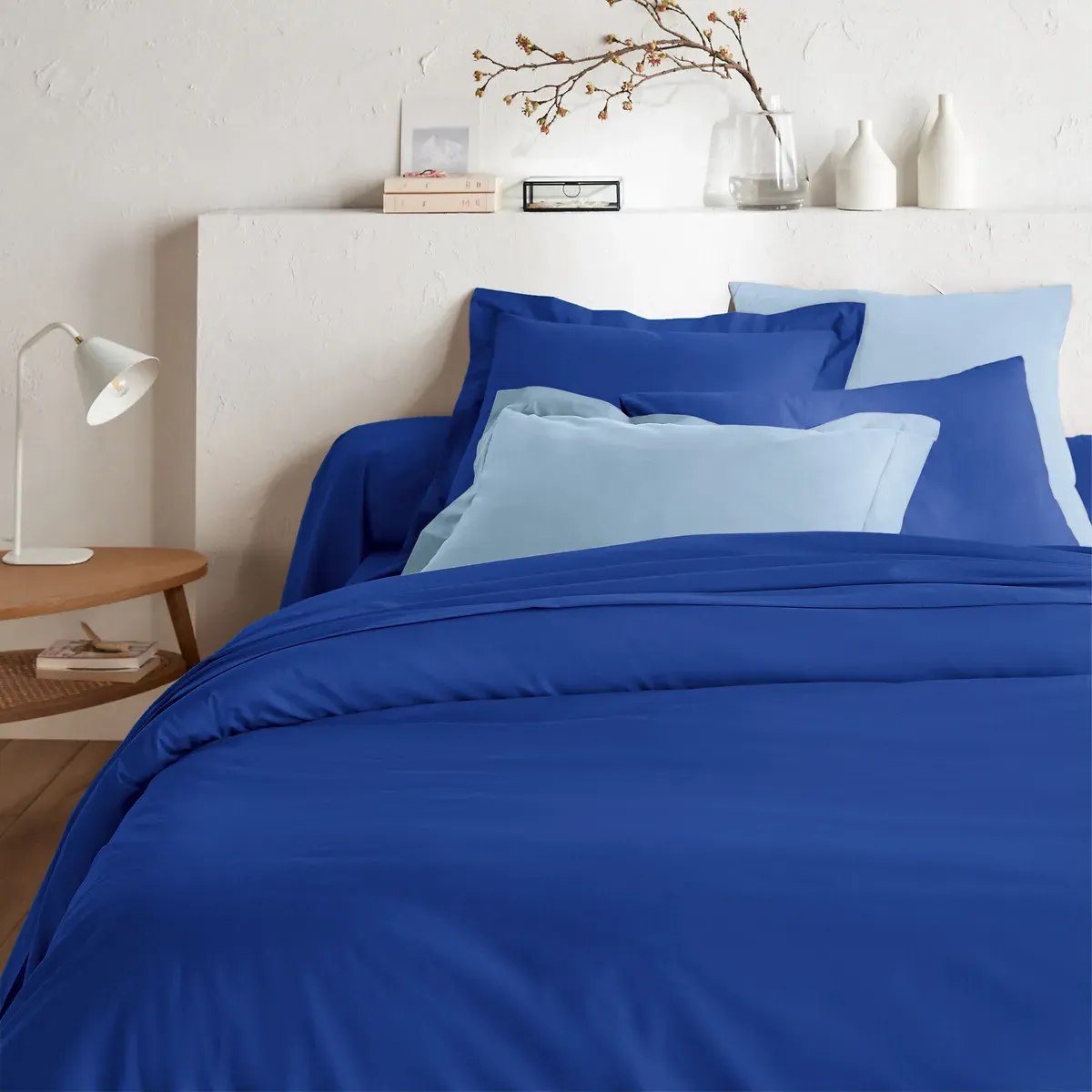 Scenario Deep Mattress Fitted Sheet - Royal Blue, Cotton alternate view