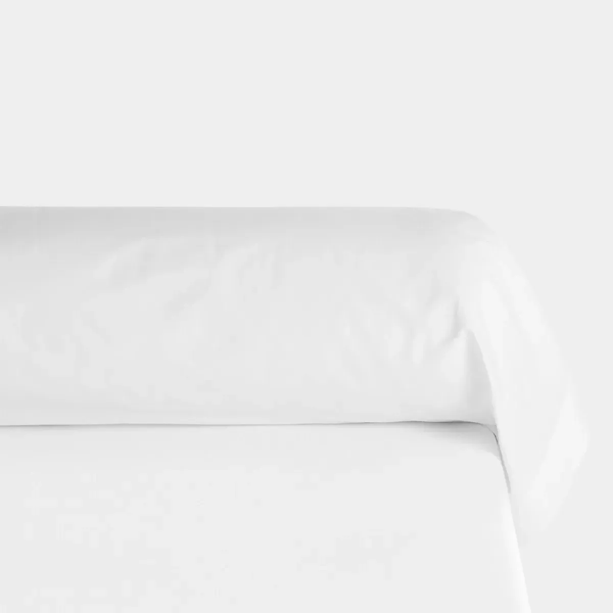 Scenario Flounce Pillowcase - White, Organic Cotton alternate view