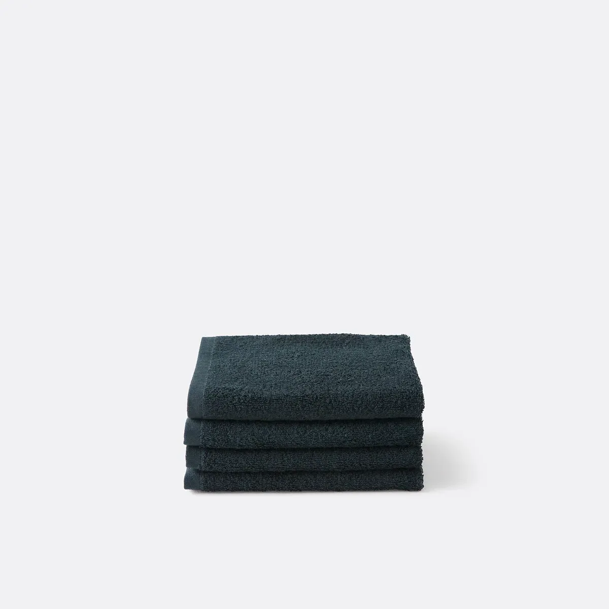 Scenario Set of 4 Guest Towels 500g/m² - Black, Cotton product