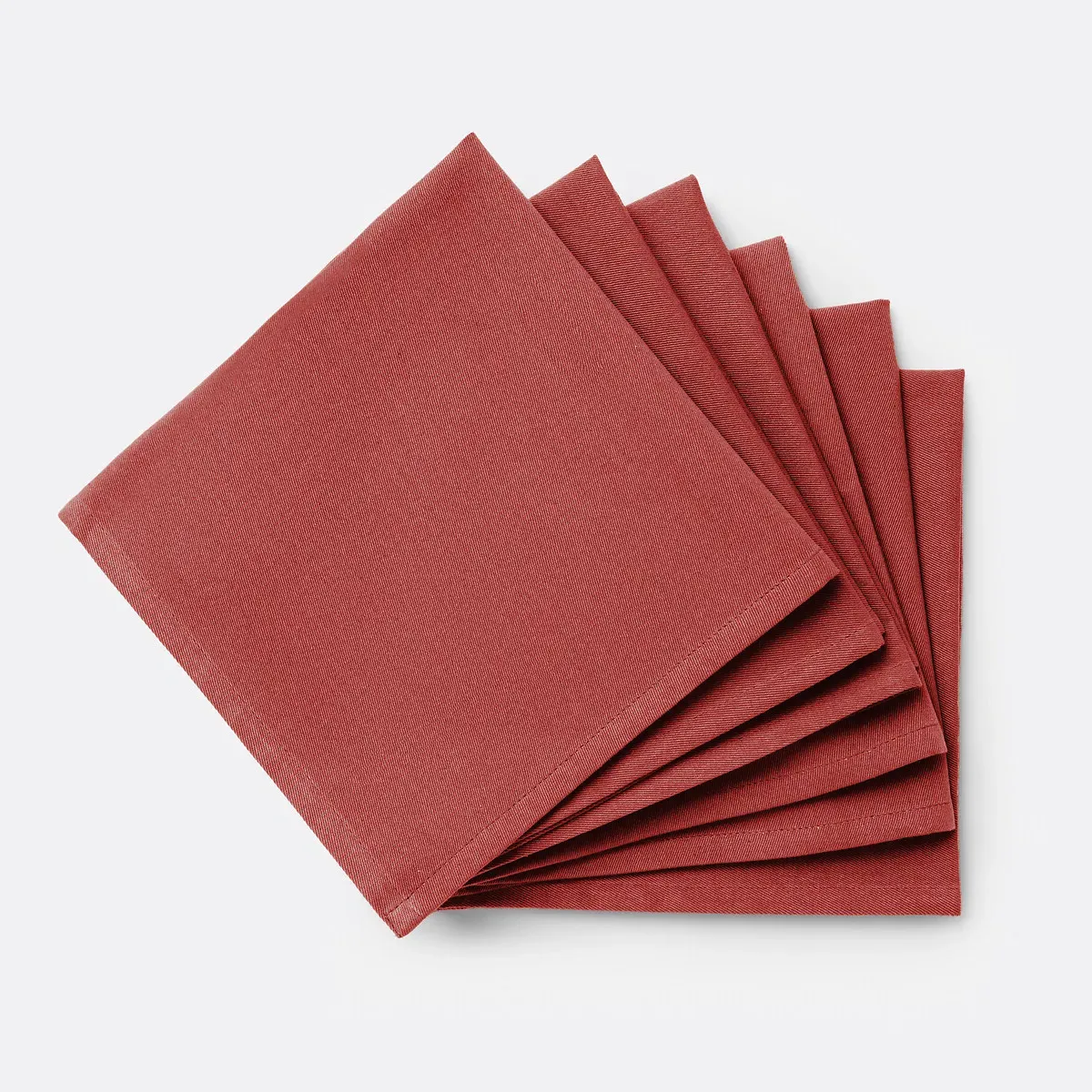Scenario Stain-Resistant Napkins Set of 6 - Pomegranate, Cotton product