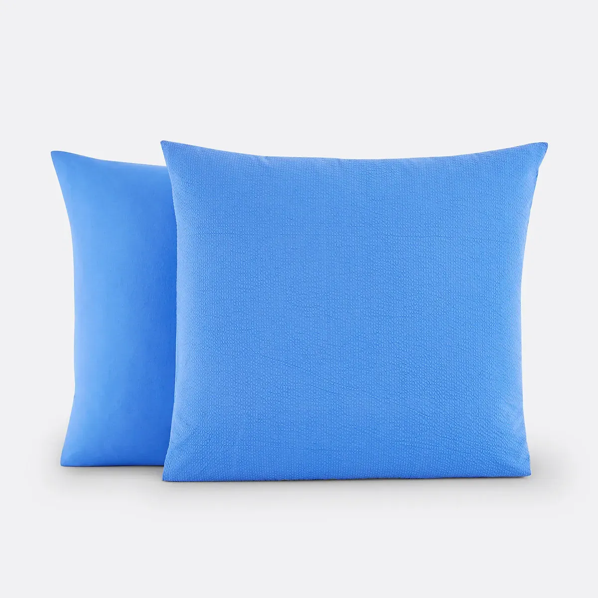 Seersucker Washed Cotton Pillowcase - Blue product