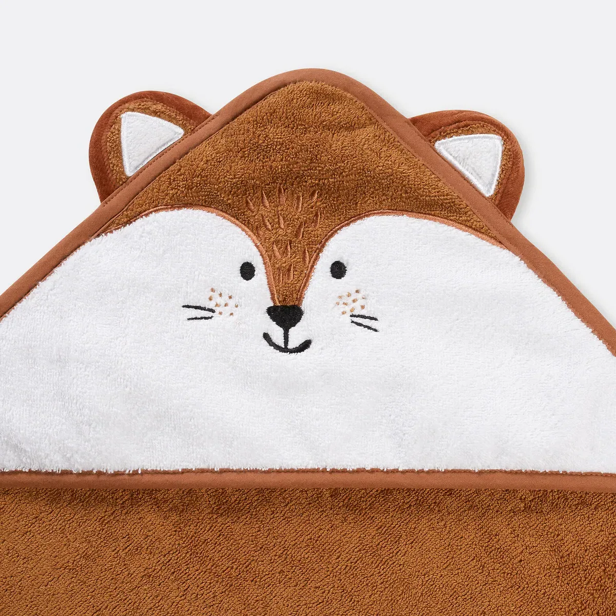 Serge Organic Bouclé Towelling Bath Cape - Caramel, Cotton alternate view