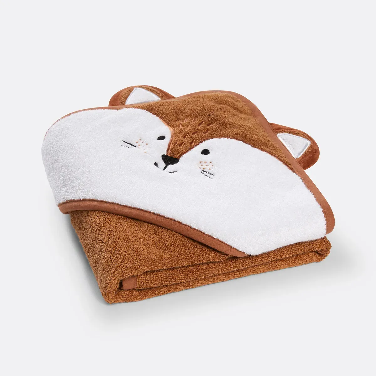 Serge Organic Bouclé Towelling Bath Cape - Caramel, Cotton product