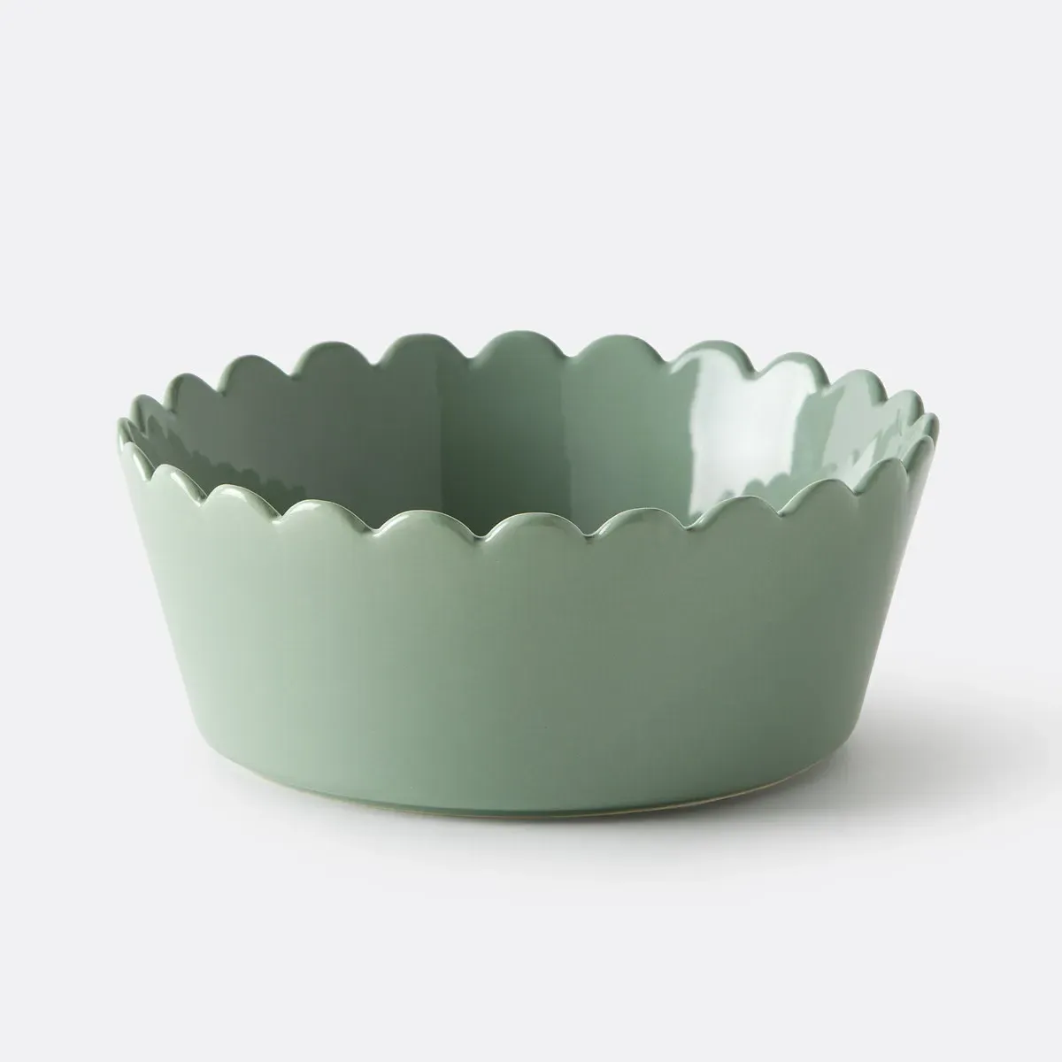 Shella Stoneware Salad Bowl - Sage Green product